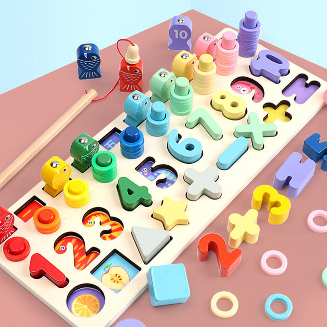 수학습놀이 수학교구 낚시게임 자석낚시 매칭 메모리게임 유치원 교구 학습교구 방과 W098, 단품, 1개