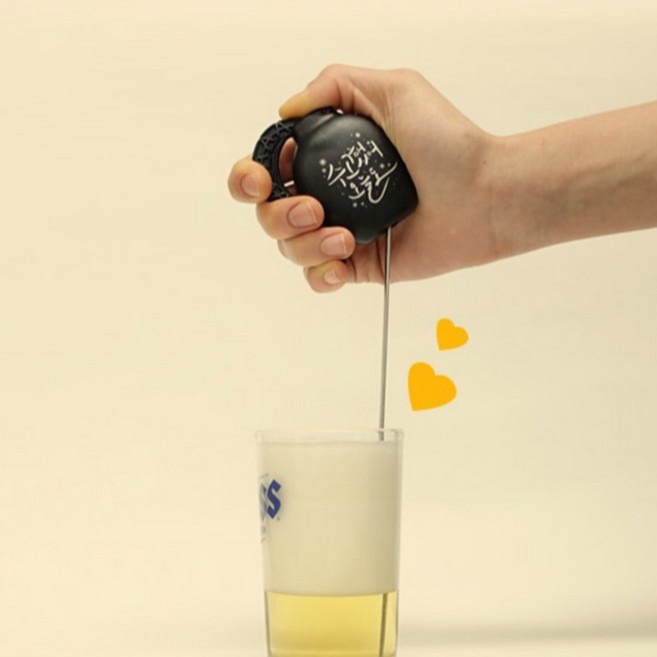 크림 맥주 거품 폭탄주 제조 소맥 제조기 탕탕이, 캘리