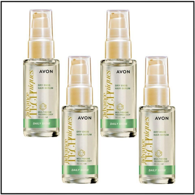 Avon雅芳 毛鱗片柔亮B5護髮油 30ml - 免沖洗護髮精油 分岔乾燥髮適用, 4個