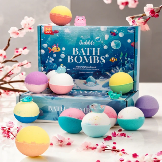 버블바스 입욕제 24개 선물세트 배쓰밤 고형입욕제, 50g, 1세트 - 쿠팡
