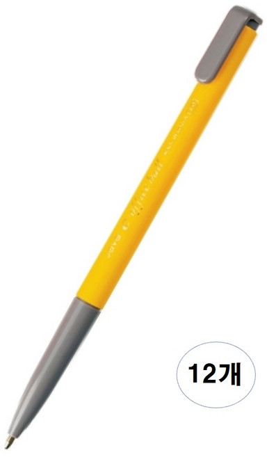 자바펜 1.0mm e-오피스 볼펜, 1.0 블랙, 12개