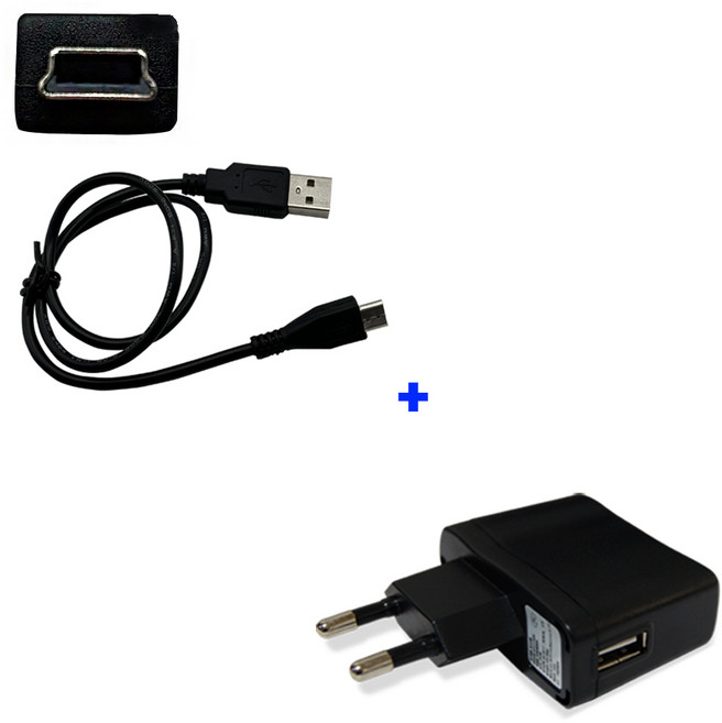미니 5핀 USB 케이블 + 아답터/효도라디오/블루투스스피커 충전기, 1개