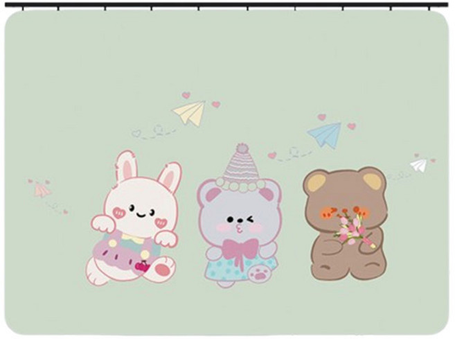 PICKIT 픽잇 레일형 뒷좌석 차량용 자외선 차단 암막 햇빛가리개, 1개, 베어래빗