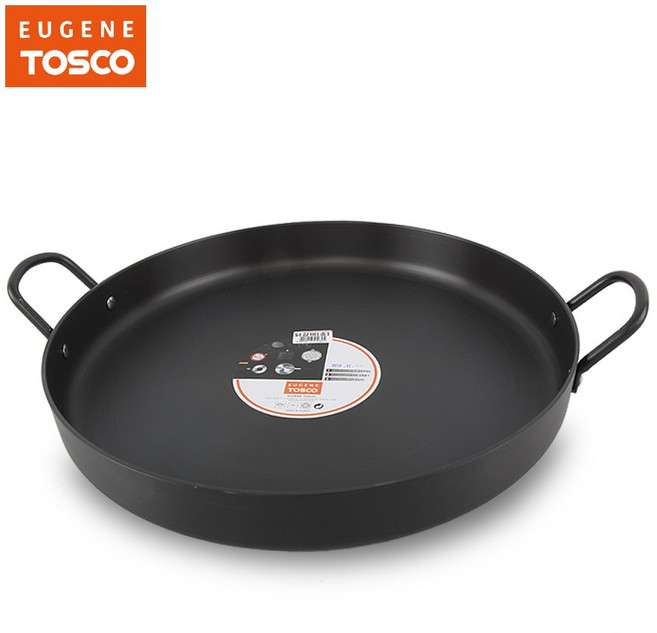 유진토스코 경질 닭갈비팬 구이팬 철판, 중 400x50mm, 1개