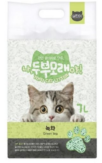 나 두부 모래야(녹차), 무향, 1개, 7L