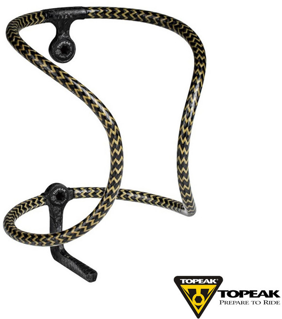 토픽 페자 케이지 케블라 카본 R10S 초경량 고강도 물통케이지, 옐로우, 1개