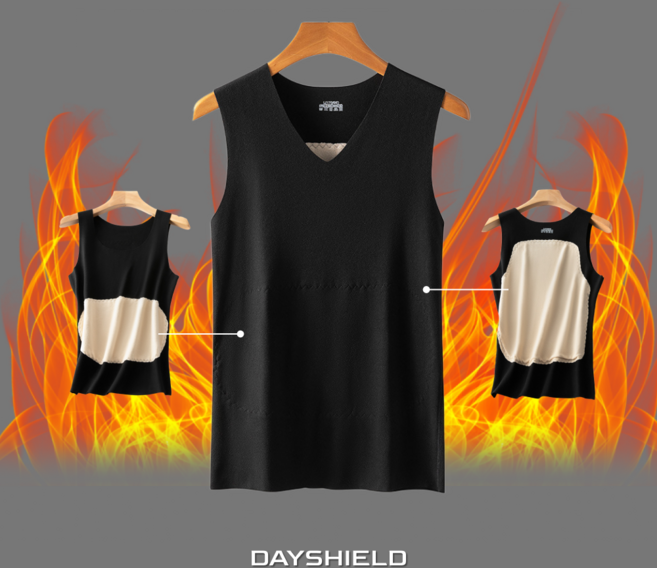 [원가이하 초특가 세일] 방한용 기모 내의 나시 안감 양면 기모 털 조끼 남녀공용 효도템