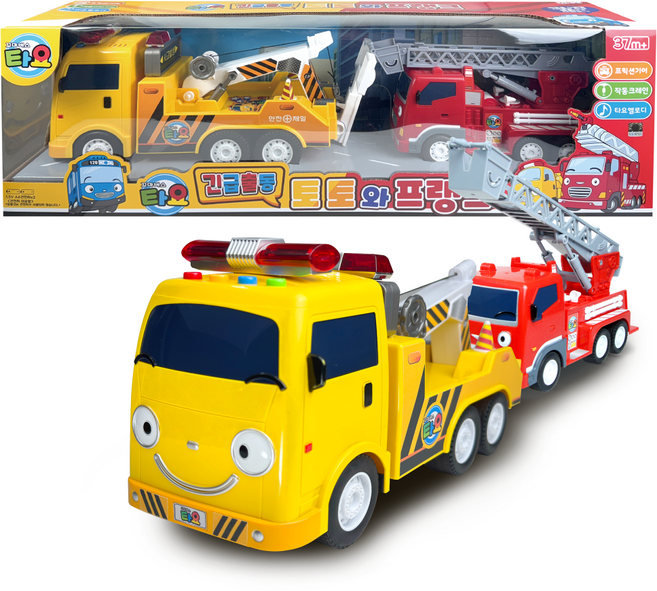 타요 긴급출동 토토와프랭크 세트, 1개