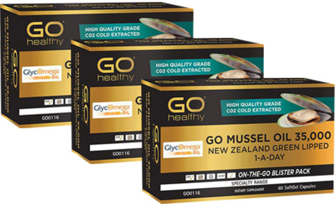 [고헬시] 녹색입홍합 오일 35 000 60caps x 3EA, 3개, 35정