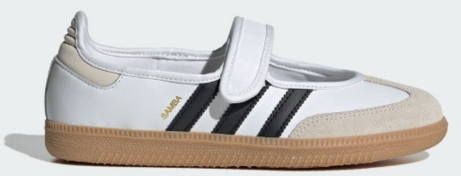 아디다스 삼바 메리제인 여성 플랫슈즈 슬립온 샌들 단화 블랙 화이트 레드 (증정품 수납백+신발끈 ), B-122(증정품 수납백), 260