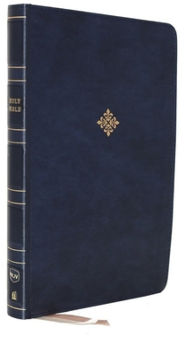 Nkjv Reference Bible Super Giant Print Leathersoft Blue Red Letter Edition Comfort Print: Holy... Imitation Leather, Thomas Nelson, English, 9780785238218