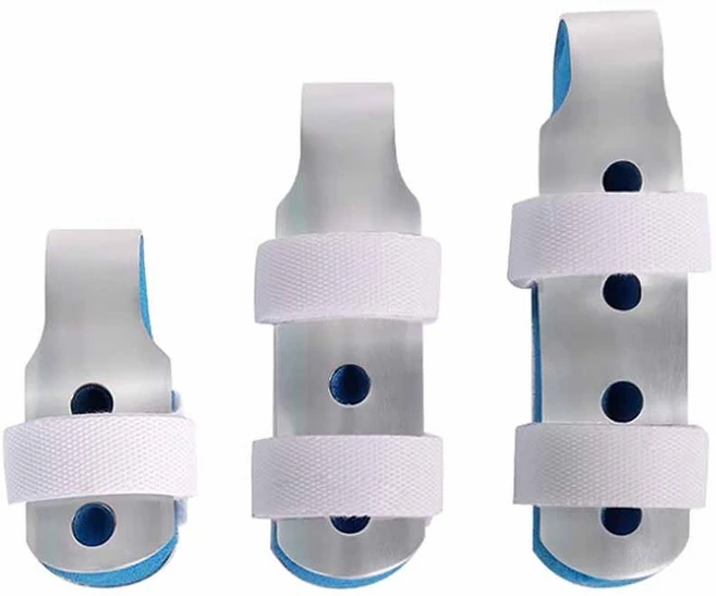 라이프엠디 3종 알루미늄 손가락 보호대 엄지 중지 고정 보호 지지대 모든손가락용 관절 보조기 손가락마디 깁스 골무, 1세트 - 쿠팡