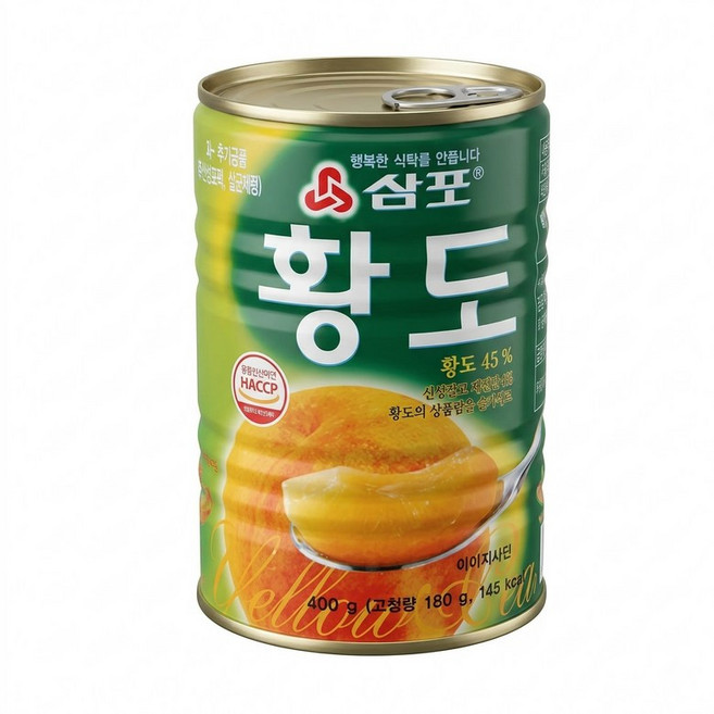 삼포 황도슬라이스 400g 24개