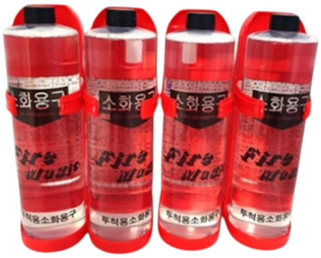 투척용 소화용구 초기 화재 진화 4세트 거치대포함