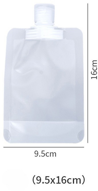 10pcs 30/50/ML 로션 디스펜서 가방 리필 가능 포장 여행 필수 화장품 샴푸 샤워 젤 휴대용