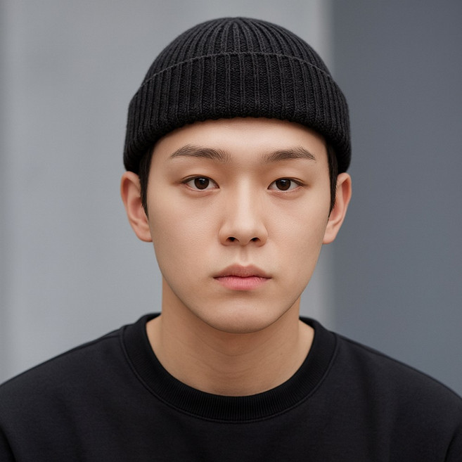 비토스 남자 여자 와치캡 고탄력 니트 비니 숏비니