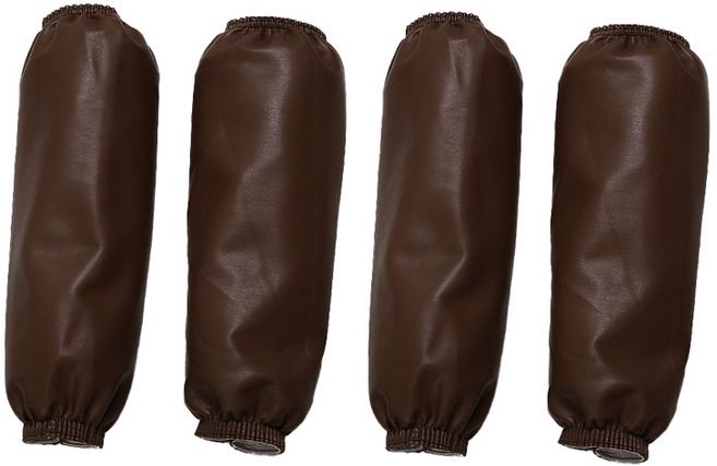 방수 방유 다용도 가죽 작업용 팔토시 2켤레, 브라운