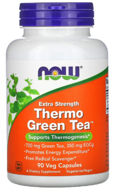 나우푸드 써모 그린 티 베지 캡슐, 90정, 1개