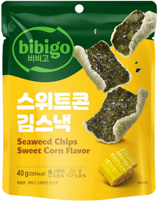CJ제일제당 [CJ제일제당] 비비고칩 스위트콘 40g x 1개