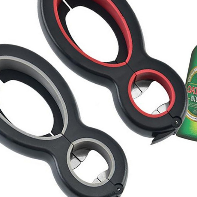 만능 오프너 병따개 캔따개 비닐 포장 개봉 주방 편리 도구, 1개, No.02 가제트 오프너 그레이