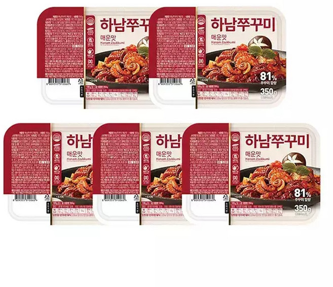 하남쭈꾸미 매운맛 350g 5개