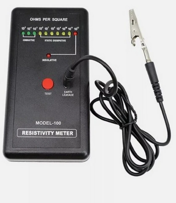 표면 저항 측정기 ESD 저항계 절연 정전기 방지 테스터, 1개 - 쿠팡