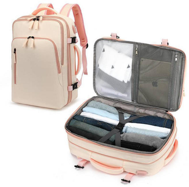 여행용 캐리어 백팩 남녀공용 출장 가방 대용량 확장형 노트북 백팩 수납 가방 YSQ