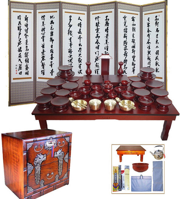 제기세트 베스트 패키지, 16_명품 복47p+고급오동+6폭복자+4.5캡상, 1개