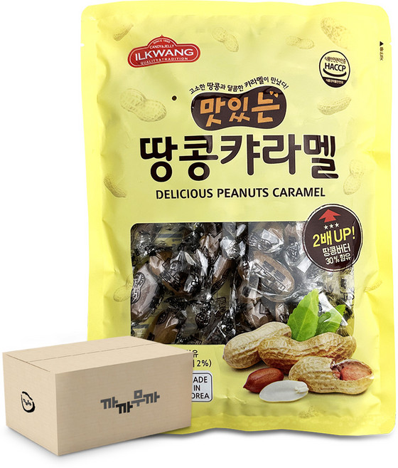일광 맛있는 땅콩캬라멜 250g, 10개
