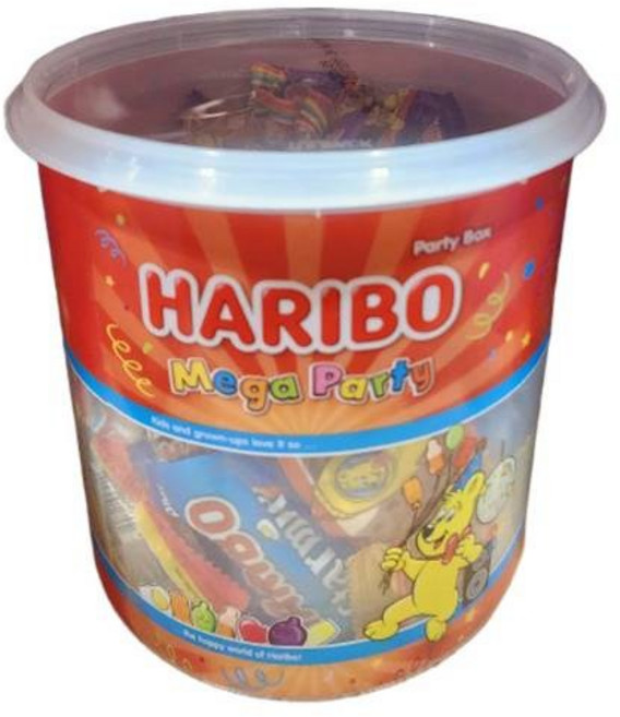 하리보 메가파티 젤리 56개입, 1kg, 1개