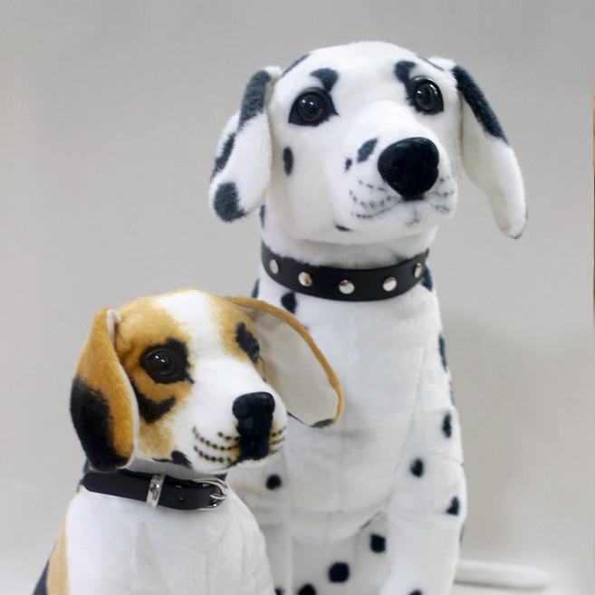 프리미엄 가죽 목줄 이태리 통가죽 강아지 목줄 BN-22, 리벳, 1개, 불랙