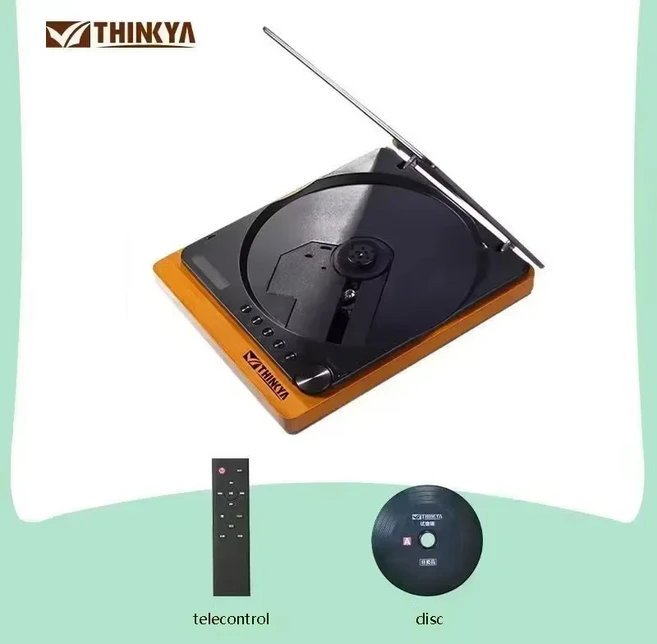 오리지널 THINKYA CD 플레이어 JA-310R 우드 레트로 BT 5.1 무손실 HIFI USB 읽기 재생 리모컨 광 출력, 02 JA-310R
