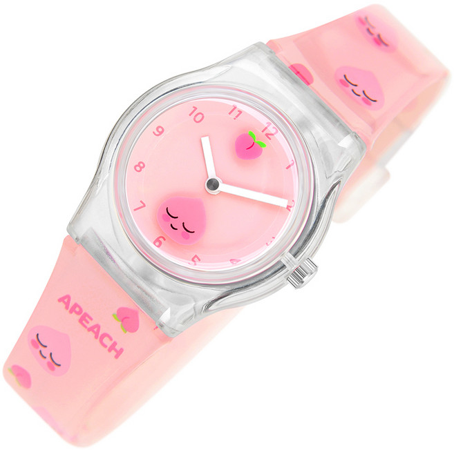 카카오프렌즈 어피치 젤리 손목시계