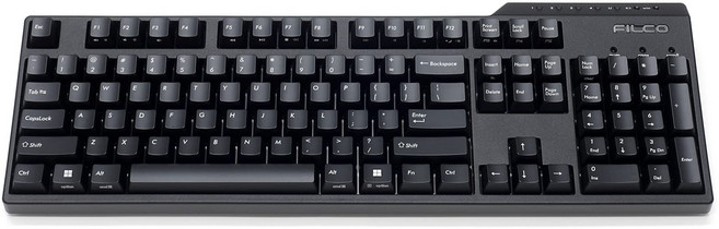 FILCO Majestouch Convertible 3 104 Bluetooth & USB DIP 기계식 키보드 다축 풀 사이즈 키, 갈축
