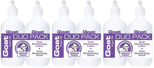 수킨(Sukin) 고트 바디워시 &로션 아르간 오일 듀오팩 500ml X 3개, 1세트, 1.5L