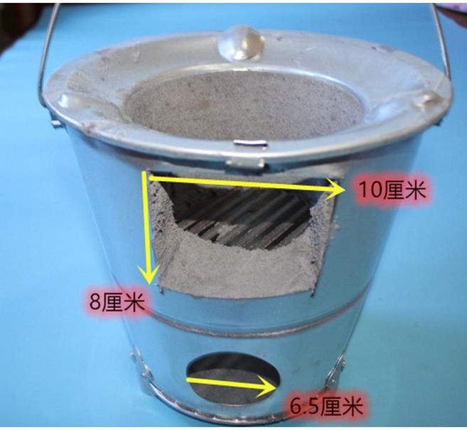 드럼통 화로 다목적 다기능 숯불 난로 대형 이동이 편리한 석탄난로 다양한 사이즈, 장작 난로, 1개