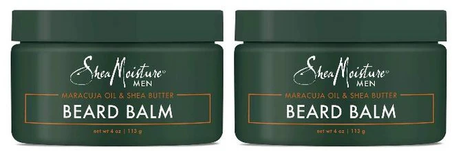 SheaMoisture 쉐어모이스처 맨 마라쿠자 오일 시어버터 비어드 밤 113g 2팩 - 쿠팡