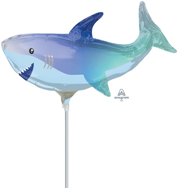 은박 샤크 상어 미니쉐입 은박풍선