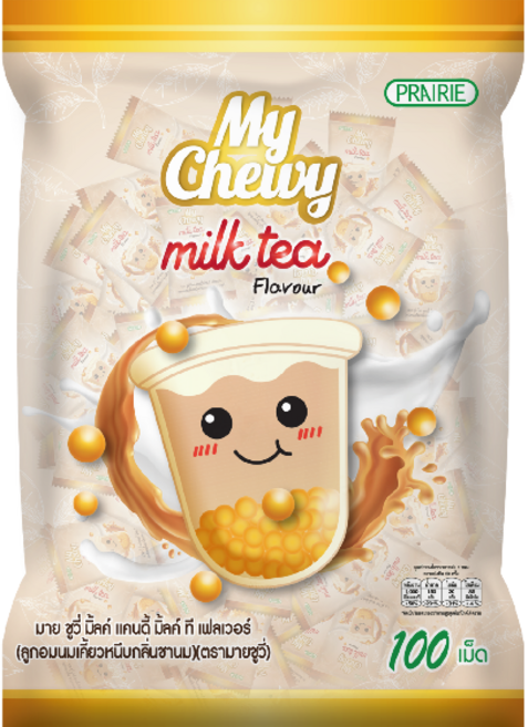 7. 태국 밀크티맛 젤리외 15종 하오리위안 마이츄이 밀크츄 태국젤리 밀크캔디 태국옥수수젤리, 1개, 360g