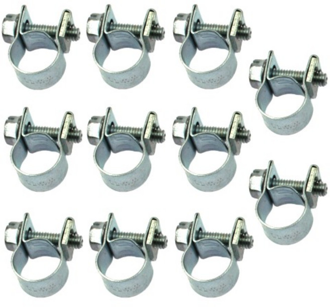 무시동 히터 호스 클램프 9 mm (9 - 11 mm) 호스 밴드 10개