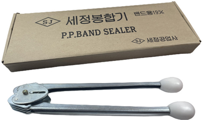 세정공업사 PP밴드용 결속기 집게 봉합기 19mm, 1개