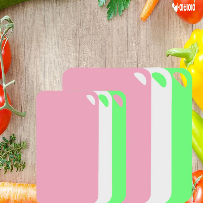 아비앙 손 쉽게 구부러지는 다용도 시트도마 캠핑도마 다용도도마 소형(22x33.5cm), 핑크, 10개