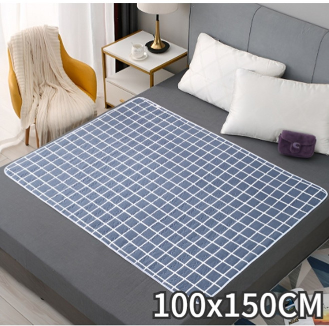 에리모 어르신 시니어 환자 노인 고급 방수패드, 네이비