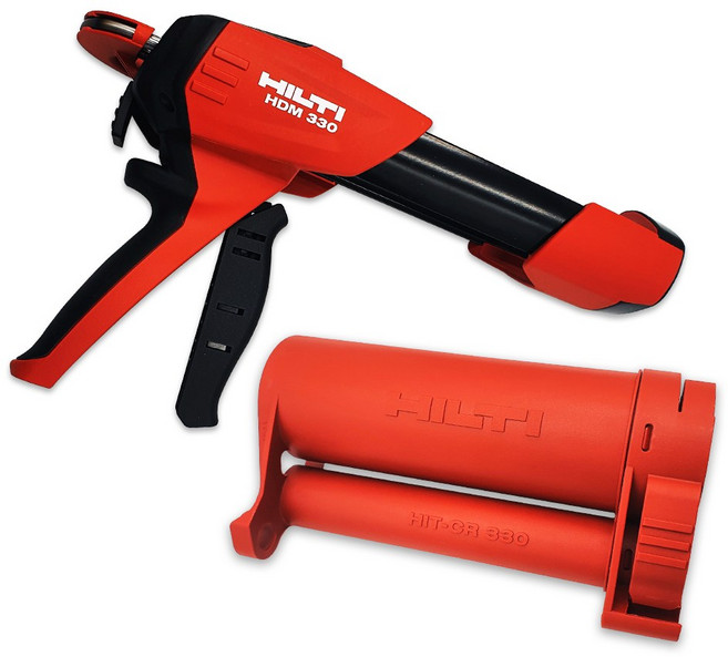 힐티 케미칼앙카건 HDM330 HIT-CR330 HIT-CB330, [세트] HDM330 + HIT-CR330 레드, 1개