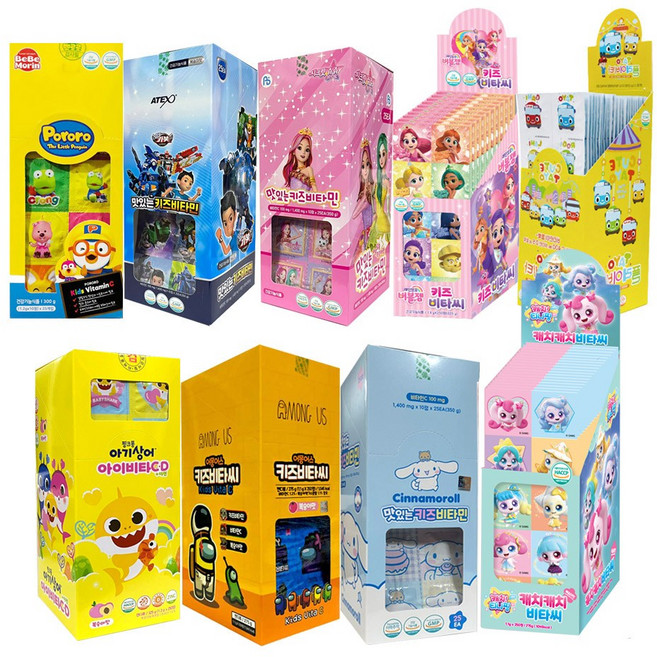 어린이 캐릭터 키즈비타민모음, 2.헬로카봇250정, 1개, 250정