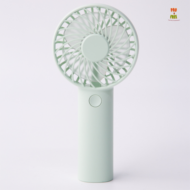 프로앤프리 빅팬 핸디 선풍기 휴대용 손풍기, 그린