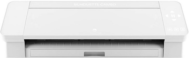 실루엣 카메오 4(블루투스 포함) 12인치 커팅 매트 오토블레이드 2 100가지 디자인 및 스튜디오 소프트웨어 - 화이트 에디션, 실루엣 카메오 4 블루투스 포함 12인치 커팅 매트 오