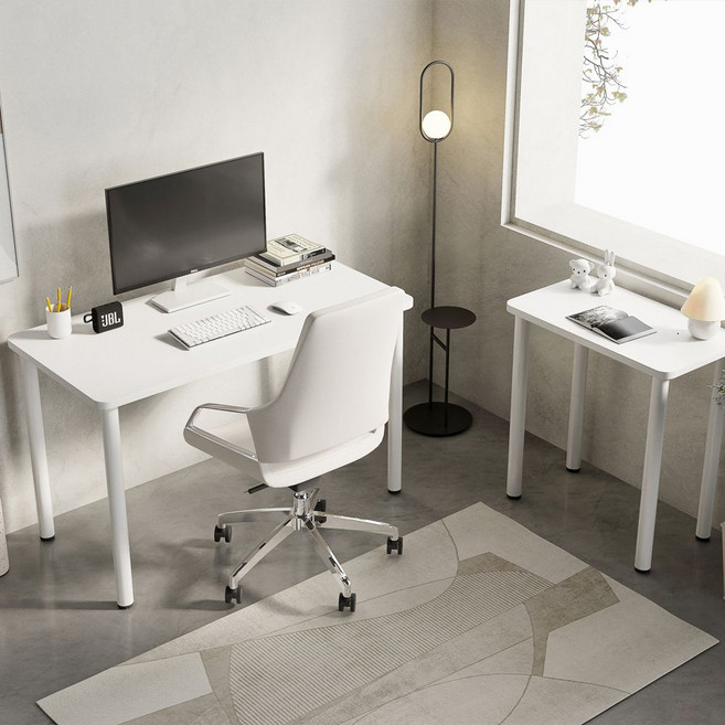 코코링하우스 1인 사무용 책상 초등학생 책상 간편 조립식 노트북 화이트책상