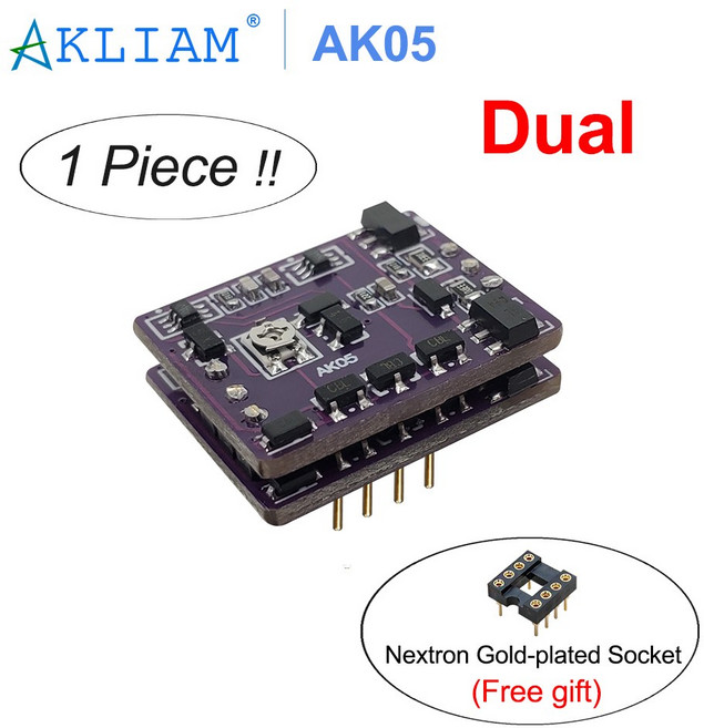 AKLIAM 피스 AK05 LC5 AK06 LC6 OP 앰프 저왜곡 클래스 A 이산 연산 증폭기 업그레이드 MUSES02 OPA 6 2 교체, [04] AK05