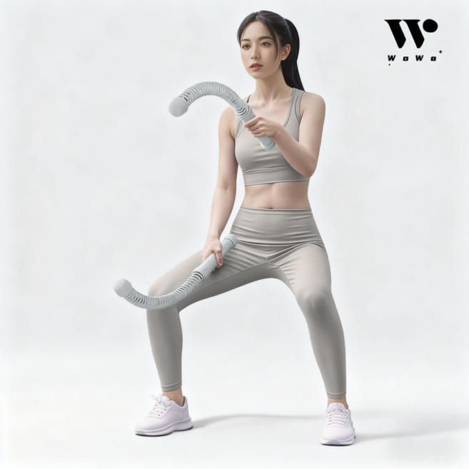 WoWo 헬스 로프 로프와 로프 운동 팔 운동 기구, 흑요석 블랙